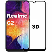 Защитное стекло 3D для Realme C2 (реал ми с2)