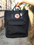 Рюкзак сумка тканинний Канкен 20 л Fjallraven Kanken Totepack 20L темно-синій Київ, фото 7