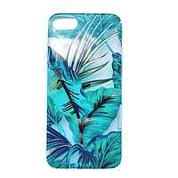 Чохол Fiji для Apple Iphone 8 бампер з малюнком Gelius Flowers Shine Jungle