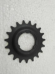 Задня зірка під черв'ячну втулку 19з. чорна