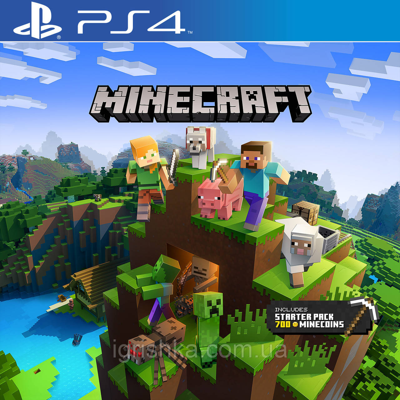 Minecraft Ps4 (Цифровий аккаунт для PlayStation 4) П3