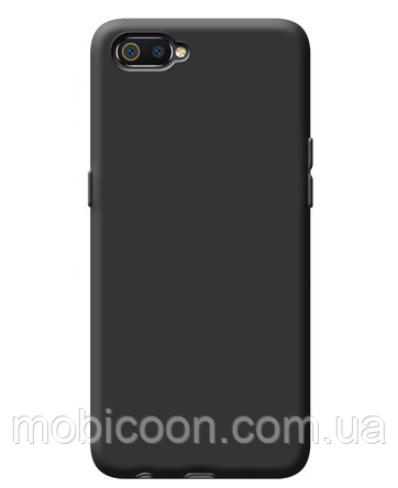 Чохол силіконовий Realme С2 чорний (реалмі С2), фото 1