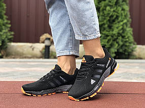 Кросівки жіночі текстильні сітка спортивні чорні 2020, фото 3