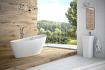 Ванна окремо стоїть Keya 165x75 см з сифоном BESCO PMD AMBITION, фото 5