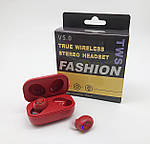 Бездротові навушники блютуз гарнітура Bluetooth 5.0 навушники Wi-pods DX33 із зарядним кейсом Оригінал. Червоні, фото 4