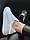 Шкіряні кросівки Alexander McQueen біло-сірі (Александр Макуїн з рефлективними вставками 36-42), фото 4