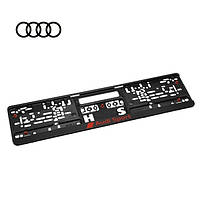 Пластикова рамка під номер Audi Sport Number plate holder NM, артикул 3291900100