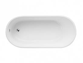 Ванна окремо стоїть Melody 150x80 см з сифоном BESCO PMD AMBITION, фото 5