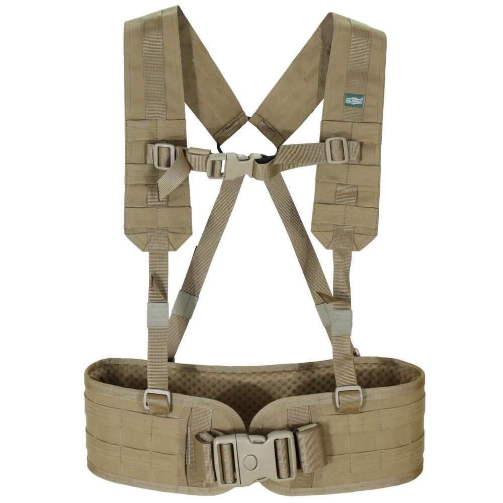 Мілітарка™ пояс РПС тактичний з плечовими ременями Ranger койот