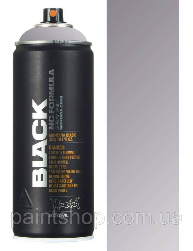 Аерозольна фарба Montana Black Outline Silver (Сріблястий контурний) 400 мл