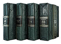 Комплект книг в коже Роберт Грин "Искусство власти" в 4-х томах