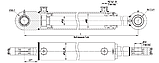 Гидроцилиндр МС 80/50х630-3.11.2 (995) (13.6240.000), фото 2