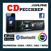 Магнітола з CD-приводом bluetooth і процесором Автомагнітола ALPINE CDE-178BT