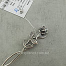 Срібна кавова ложка "Трояндочка" срібло 875, фото 6