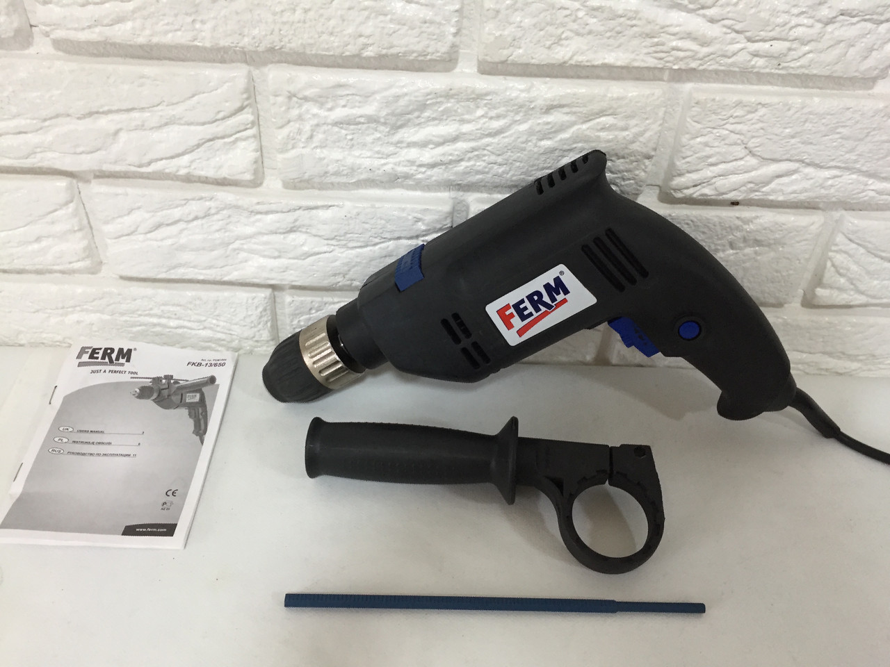 Дриль ударний Ferm FKB-650: 650 Вт: Ø 13 мм