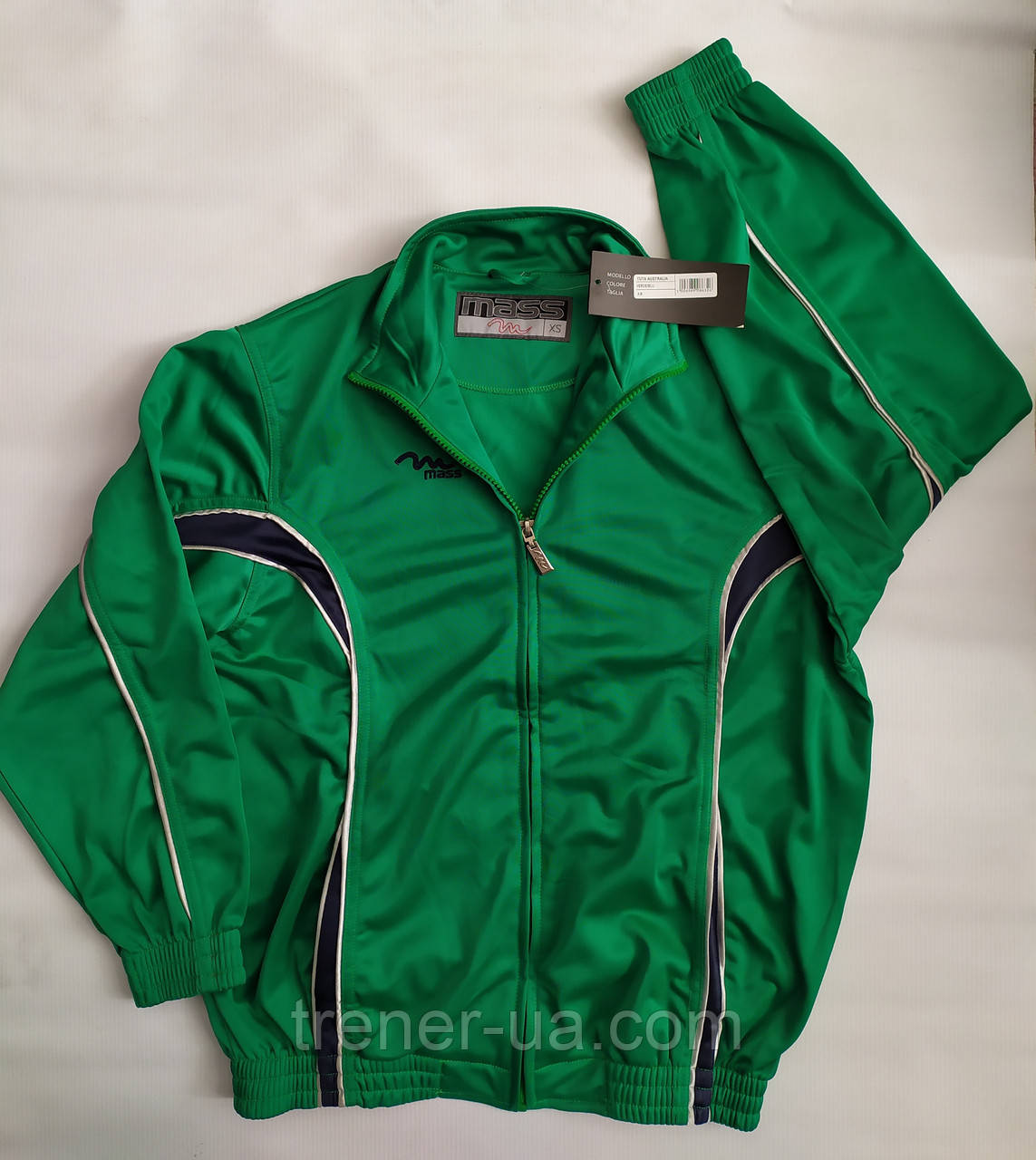 Спортивний костюм зелений підліток дорослий у стилі Mass виробництва Італія