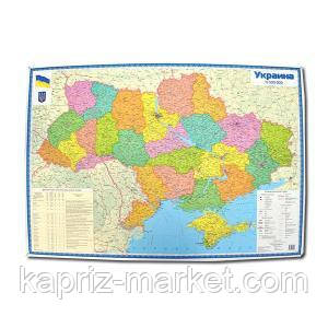 Політична карта України 96см х 66см