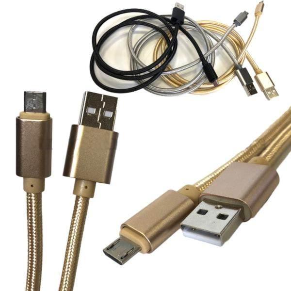 Кабель для заряджання тканинний USB