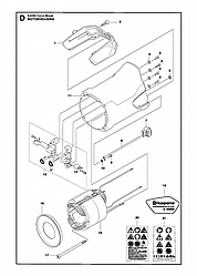4 СТАТОР | K4000 Cut-n-Break, 2018-02 Резчик Хускварна электрический | два диска |
