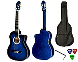 Набір гітара класична BANDES CG-851C BL + чохол, фото 2