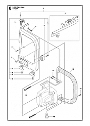 5 РУЧКА | K4000 Cut-n-Break, 2018-02 Різьбяр Хускварна електричний | два диска |