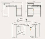 Стіл комп'ютерний кутовий СУ 1, фото 2