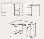 Стіл комп'ютерний кутовий СУ 13, фото 2