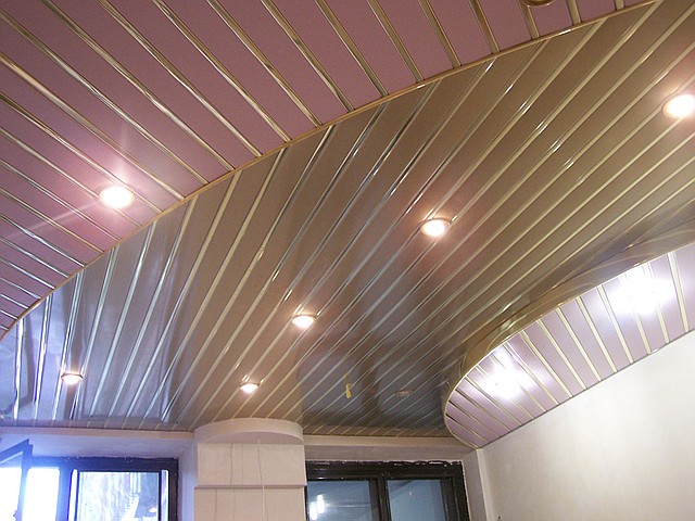 Алюминиевый реечный подвесной потолок - фото 4 - id-p3769734