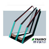 Мансардно вікно Fakro FTS-V U4 78*118 двокамерний склопакет, фото 2