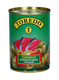 Оливки фаршеровані тунцем "Toredo" 280 г
