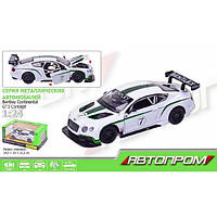 Машина металева Автопром Bentley Continental GT3 68266 А