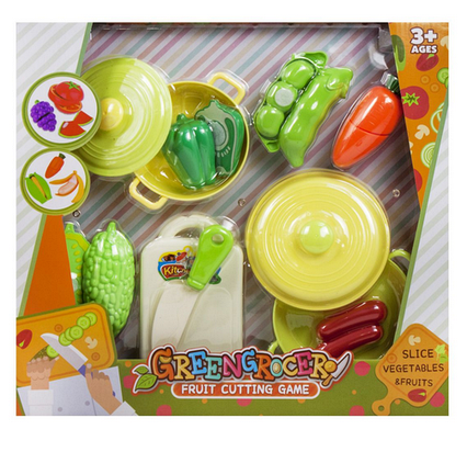 Дитячий набір іграшок овочів і фруктів на липучці.Дитєві ігрові іграшки фрукти.