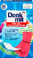 Абсорбирующие салфетки для стирки линяющих вещей Denkmit Farb und Schmutzfangtücher, 50 шт.