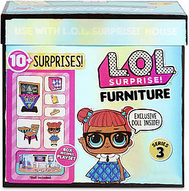 Меблі для ляльки LОЛ Сюрприз Клас Умниці Школа — LOL Surprise Furniture Classroom 570028