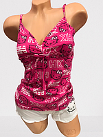 Жіноча піжама майка з шортами Hello Kitty XL