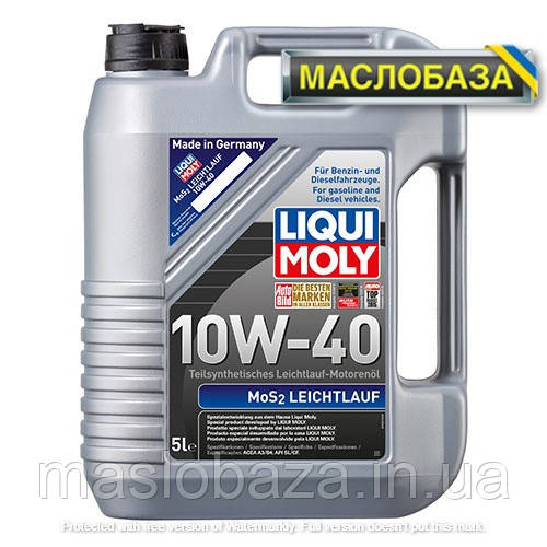 Напівсинтетичне моторне масло - MoS2 Leichtlauf SAE 10W-40 5 л.