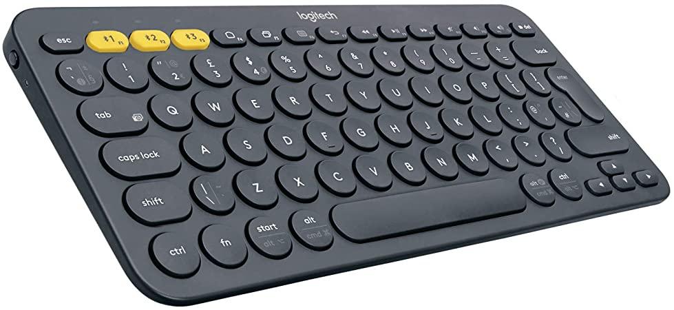 Клавиатура с немецкой раскладкой Logitech Multi-Device K380