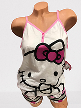 Піжама жіноча Hello Kitty Індія XL бавовна