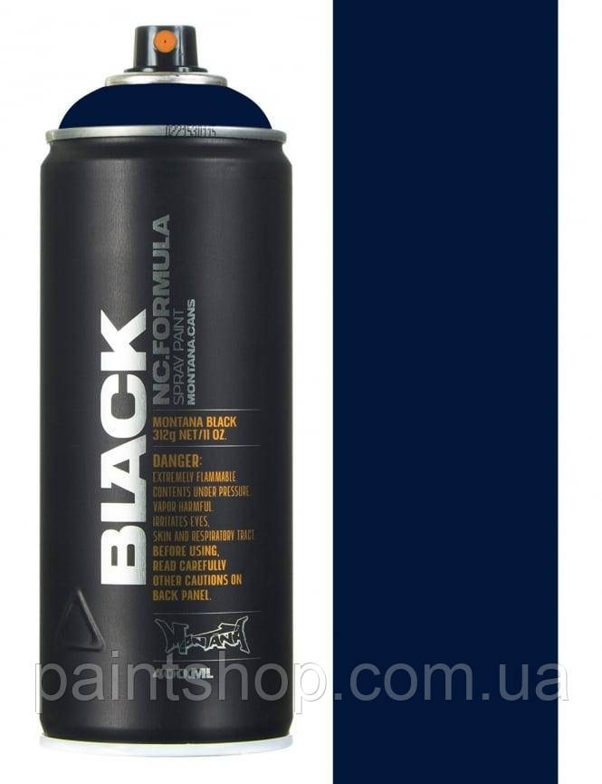 Аерозольна фарба Montana Black 5092 Dark Indigo (Темно-синій) 400 мл