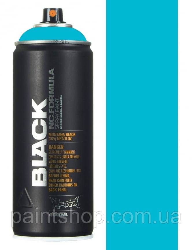 Аерозольна фарба Montana Black TR5000 True Cyan (Блакитний) 400 мл