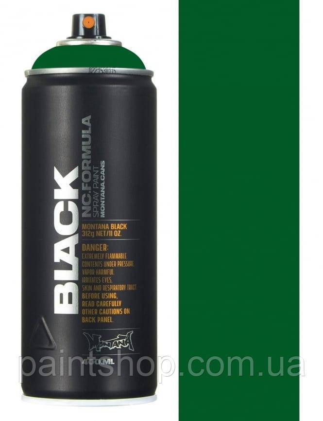 Аерозольна фарба Montana Black 6060 Celtic (Темно-зелений) 400 мл