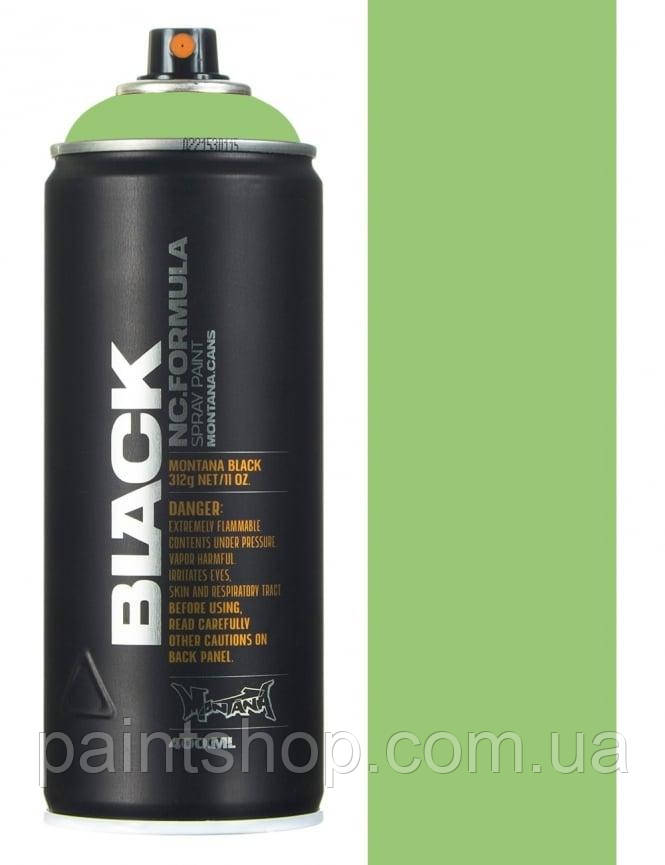 Аерозольна фарба Montana Black 6210 E2E Green (Зелений) 400 мл