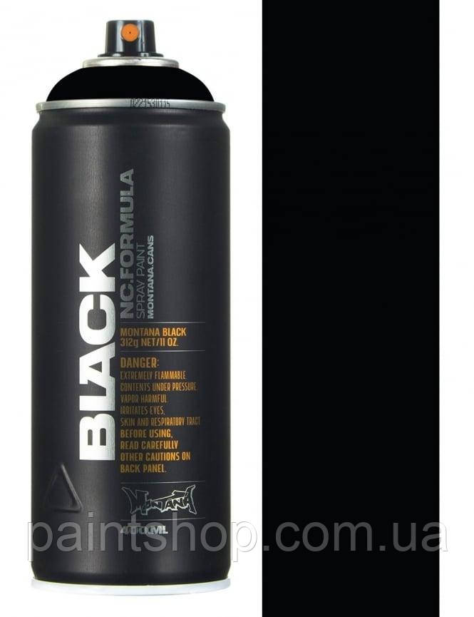 Аерозольна фарба Montana Black 9001 Black (Чорний) 400 мл