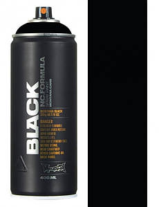 Аерозольна фарба Montana Black 9001 Black (Чорний) 400 мл
