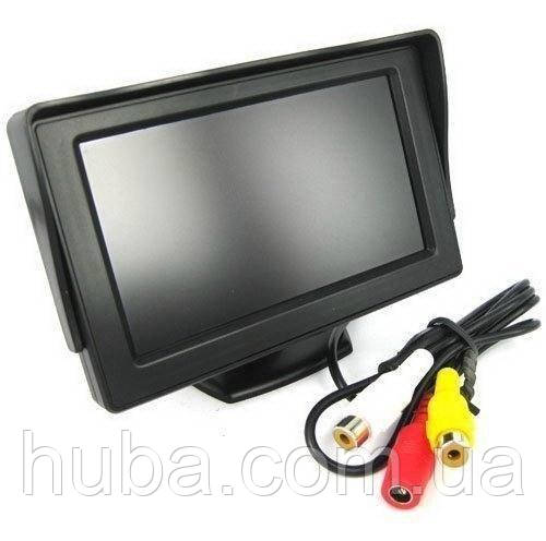 Монітор для камери заднього огляду Terra LCD Color TFT 5 дюймів, чорний
