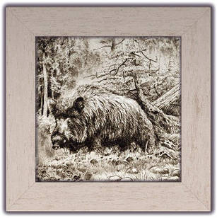 Картина класична Дикий кабан покл04б20х20