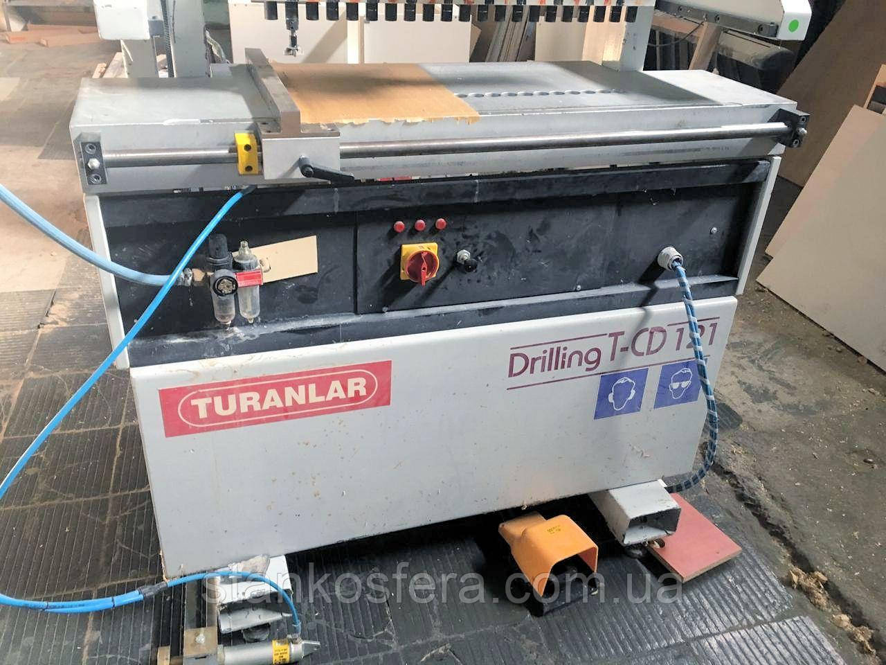 Turanlar TCD-121 свердлильно-присадковий верстат бу для виготовлення меблів