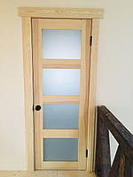 Двері з вітражами скандинавський стиль (міжкімнатні)