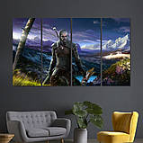 Картина інтер'єрна на полотні The Witcher, Відьмак, фото 3