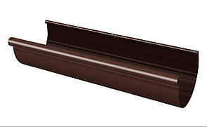 Жолоб пластиковий 3 м коричневий RainWay 130/100